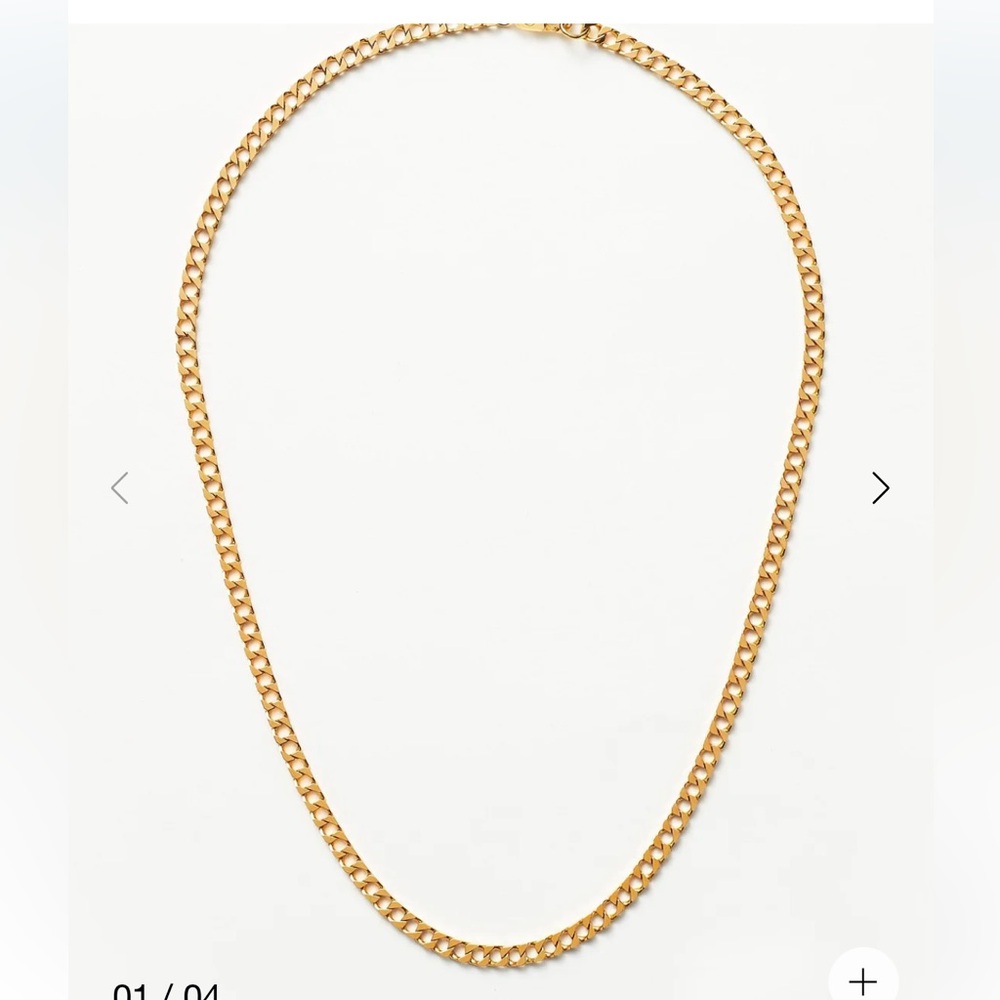 Lucy Williams x Missoma Flat Curb Chain Necklace